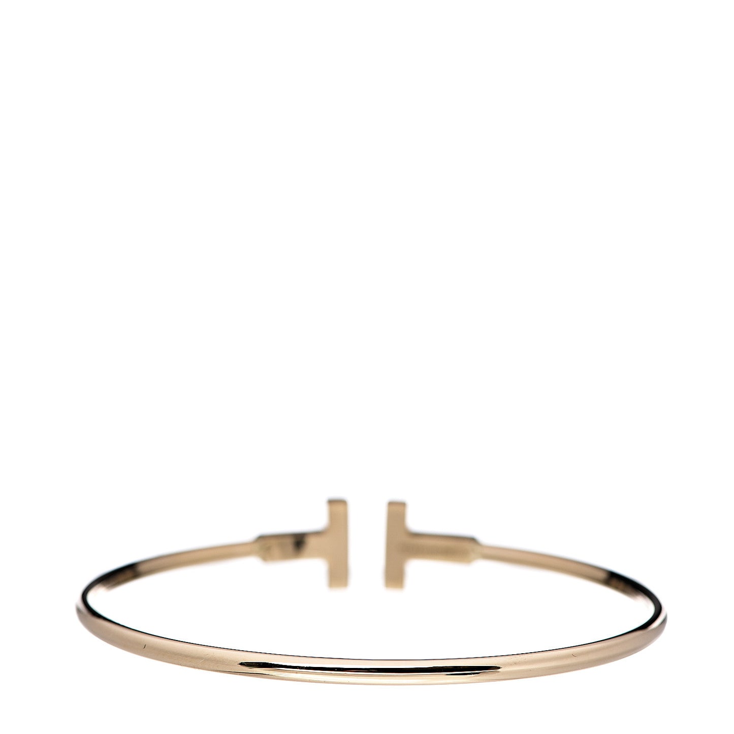 18K Yellow Gold T Wire Bracelet