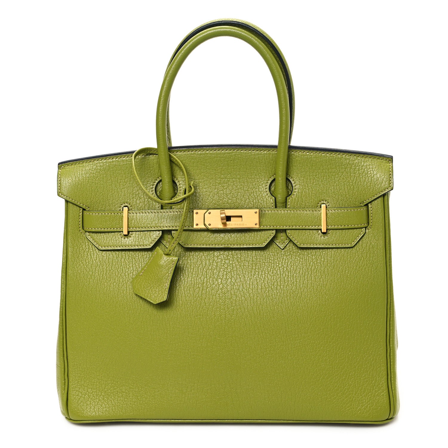 Hermes Chevre Mysore Birkin 30 Vert Anis 1 of 12