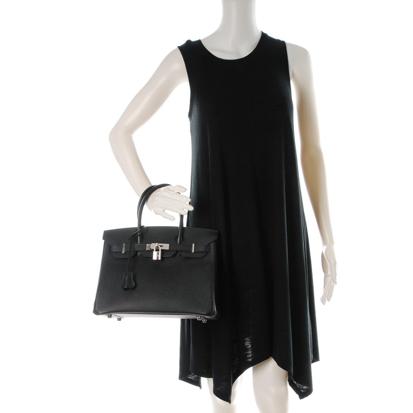 Epsom Birkin 30 Black