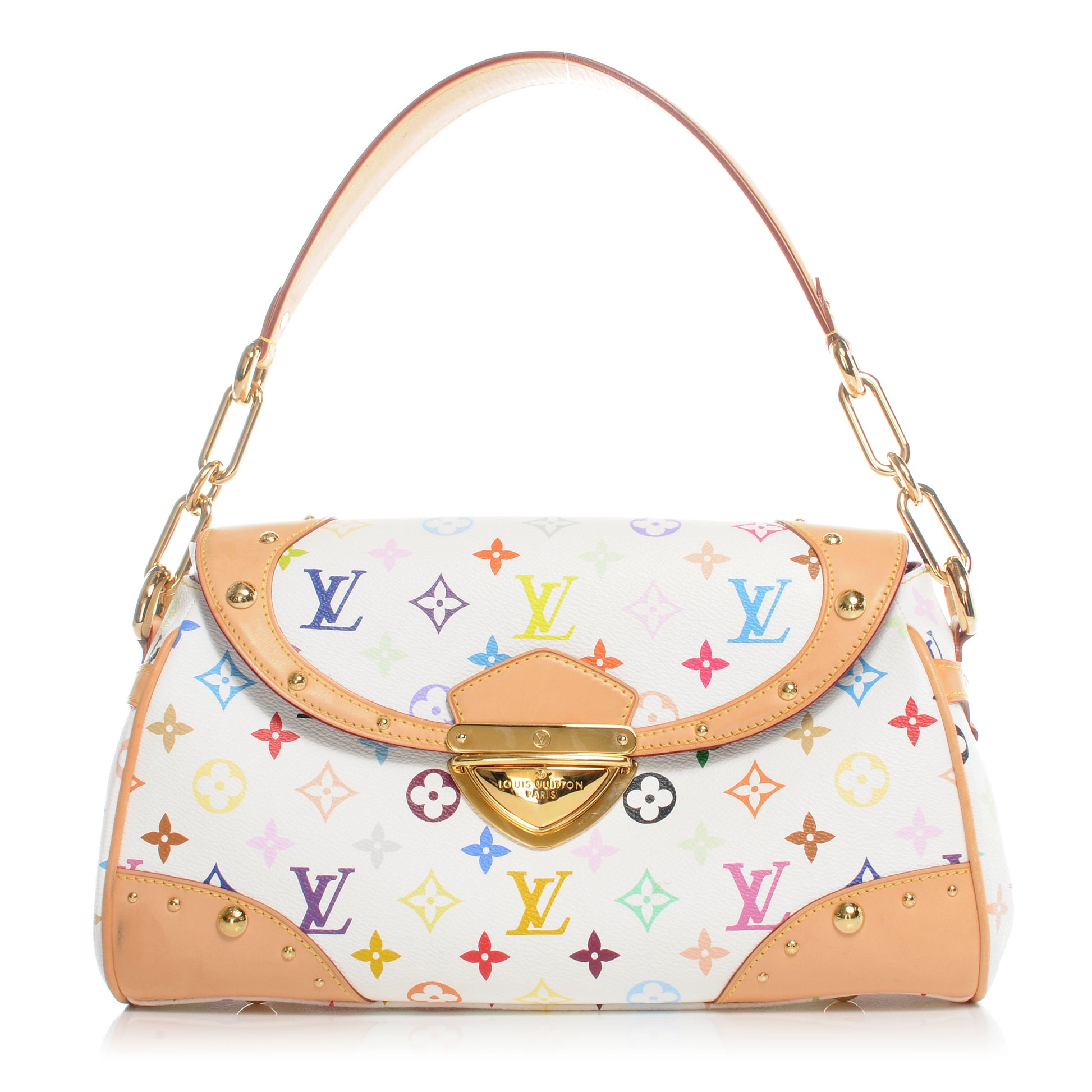 Louis Vuitton Monogram Multicolor Beverly MM White 1 of 7