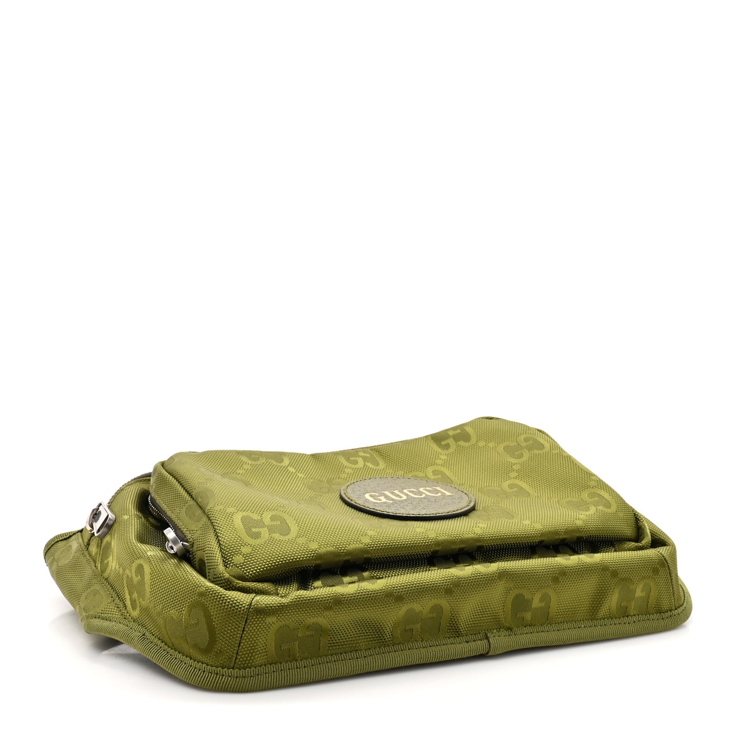 Econyl Nylon Monogram Off The Grid Large Belt Bag Green