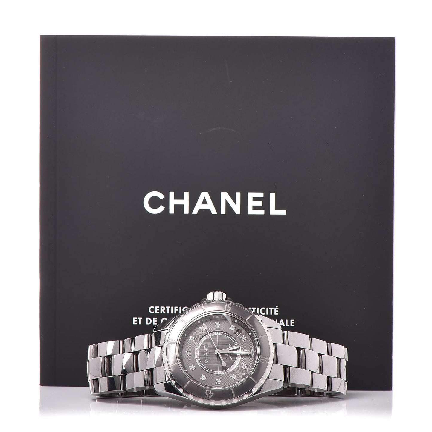 Titanium Ceramic Diamond 38mm J12 Automatic Watch