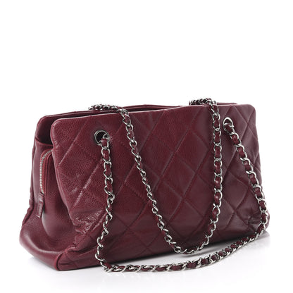 Chanel Caviar Quilted Timeless CC Tote Dark Red 3 of 17