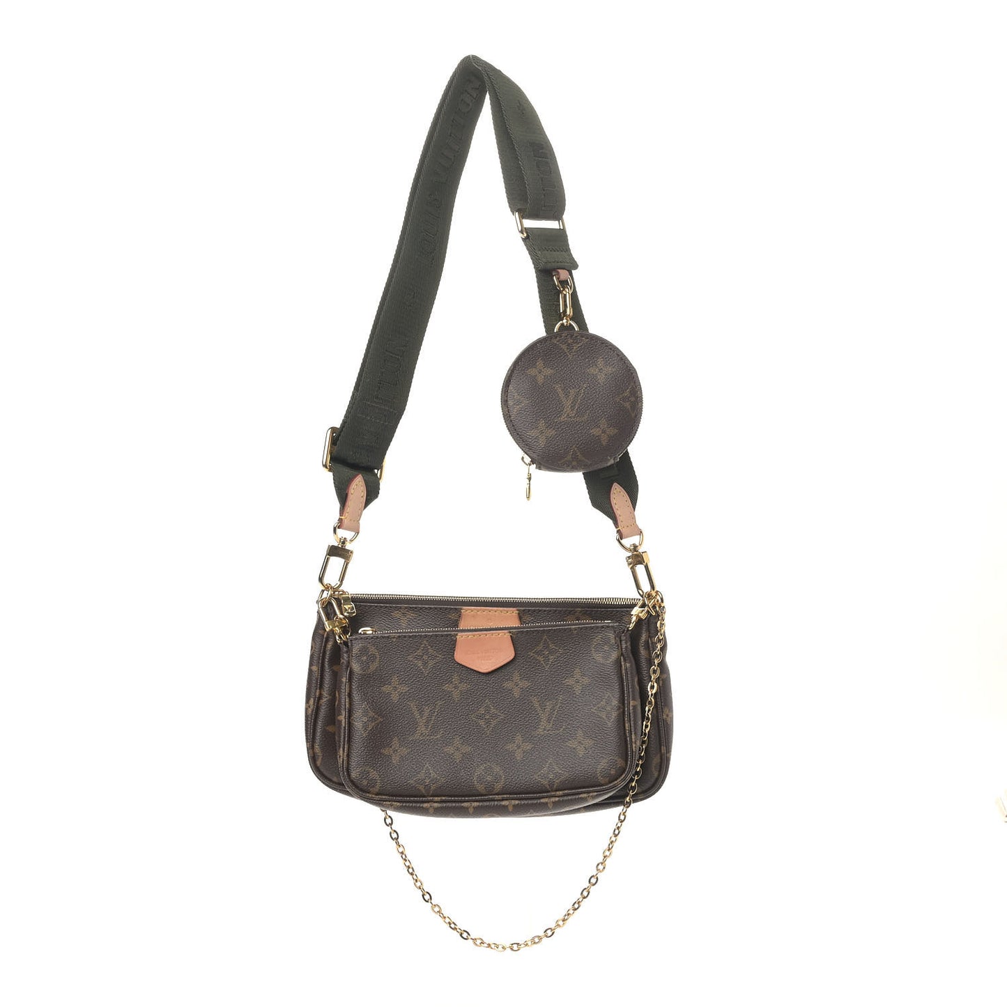 Monogram Multi Pochette Accessories Kaki
