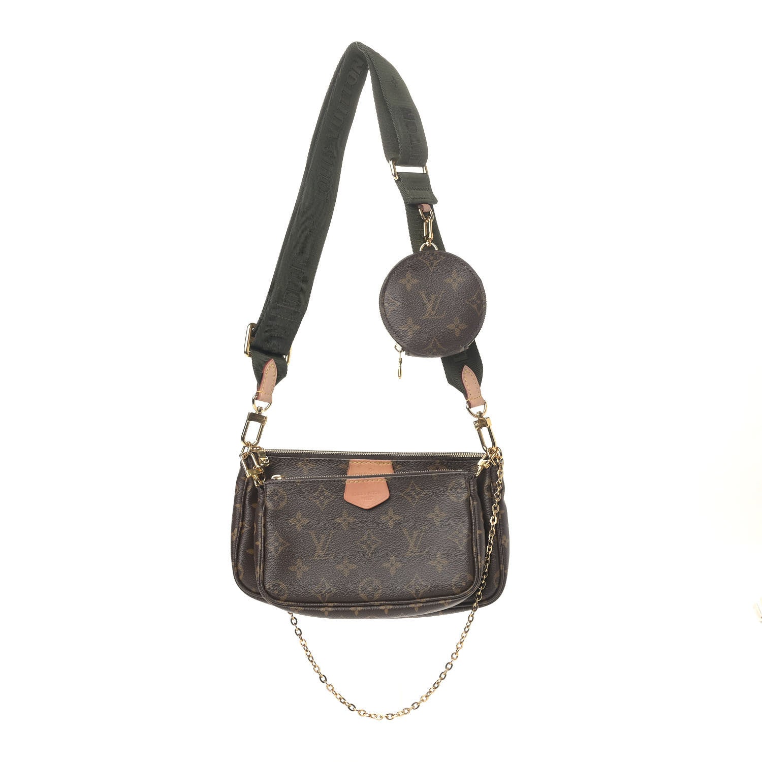 Louis Vuitton Monogram Multi Pochette Accessories Kaki 1 of 13