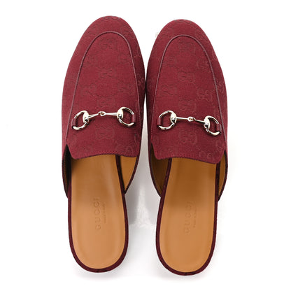 Gucci GG Monogram Canvas Womens Princetown Slippers 37.5 Ancora 2 of 10