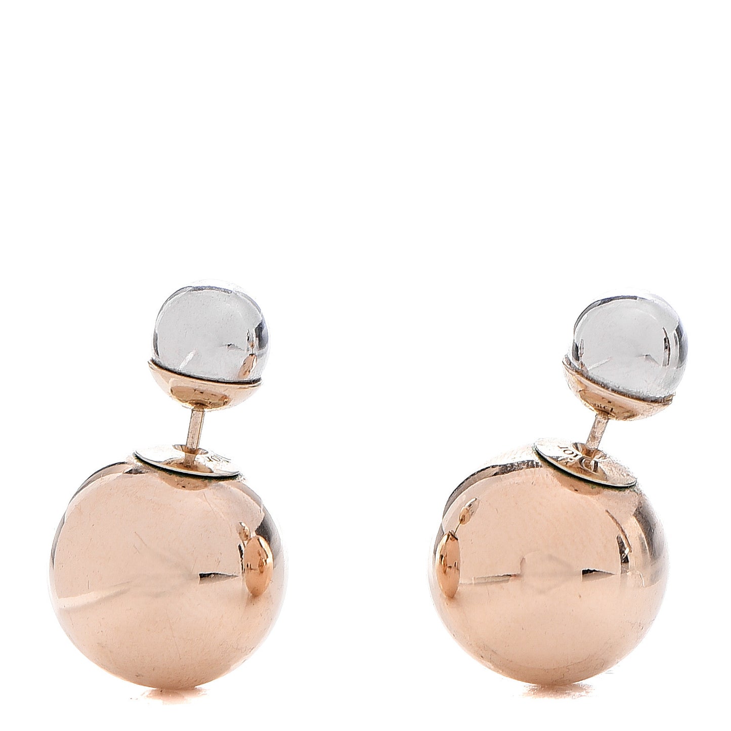 Mise En Dior Tribal Earrings Gold Silver