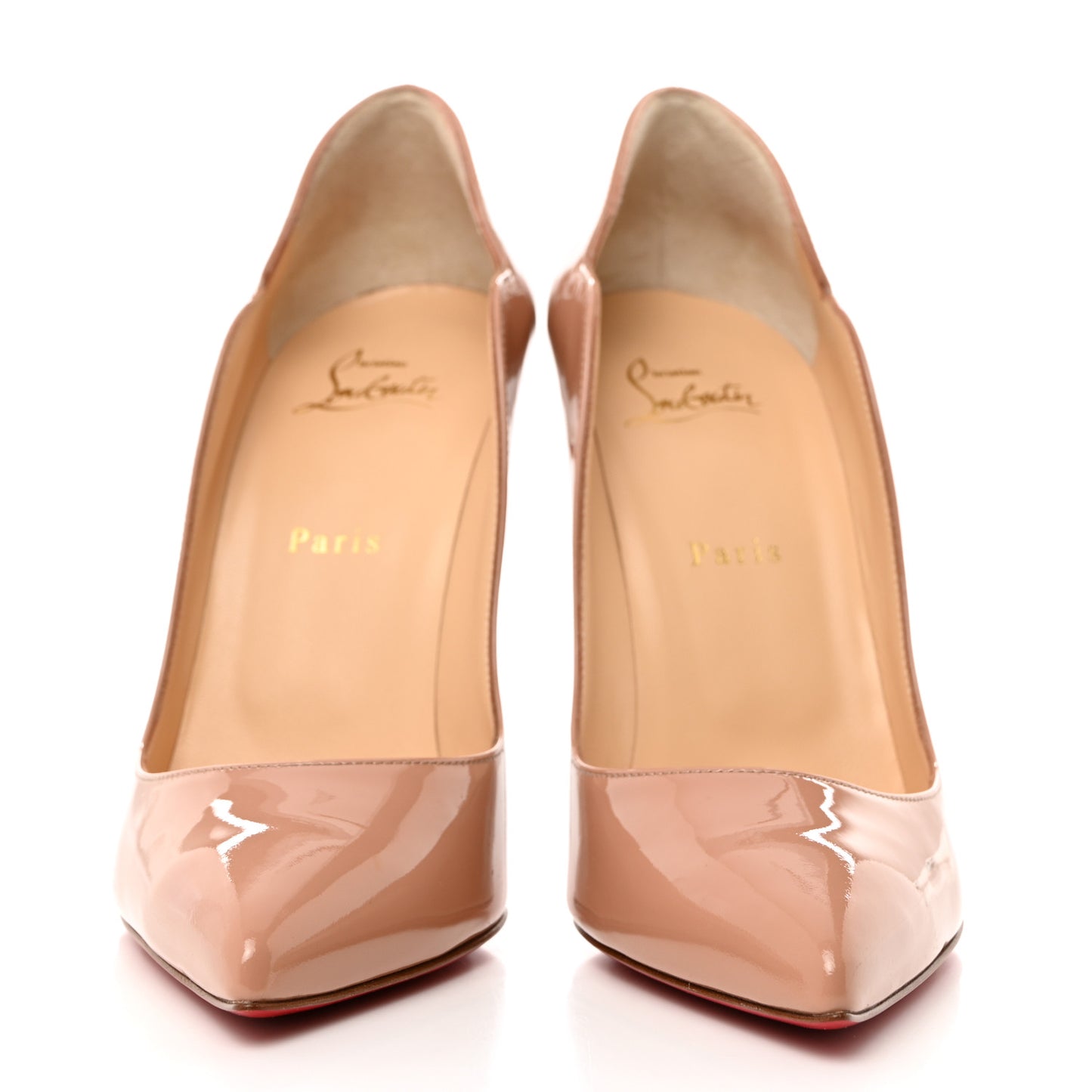 Patent Hot Chick 100 Pumps 40 Nude