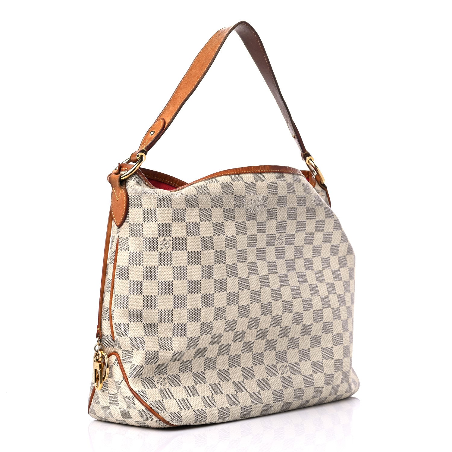 Louis Vuitton Damier Azur Delightful MM Pink 3 of 17