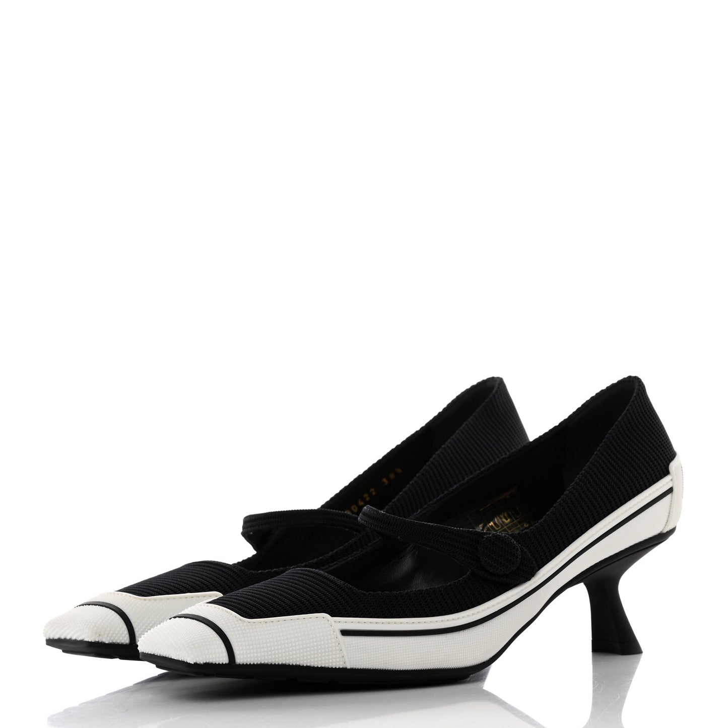 Technical Canvas Rubber D-Motion 55mm Pumps 38 Black