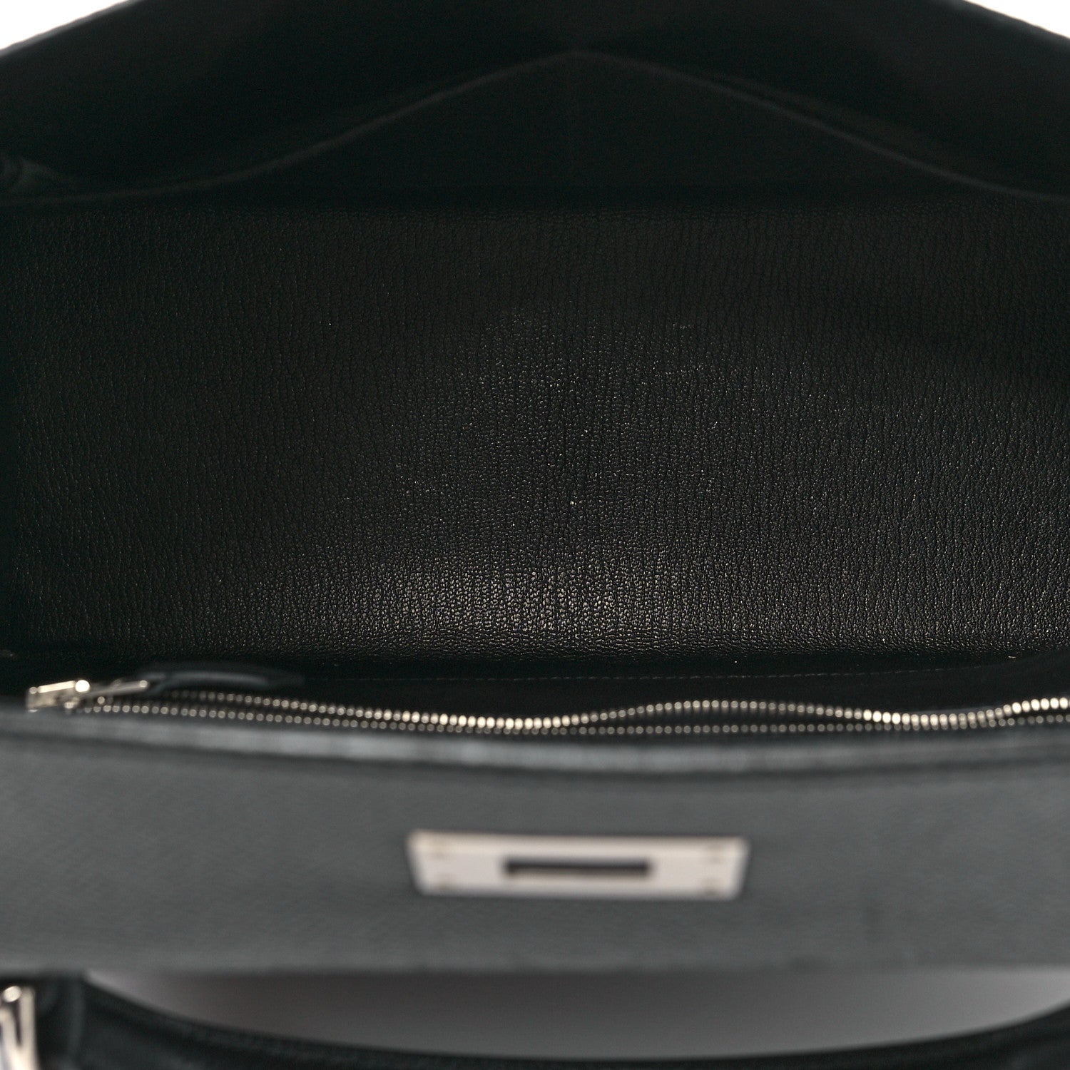 Hermes Epsom Kelly Sellier 28 Black 5 of 13