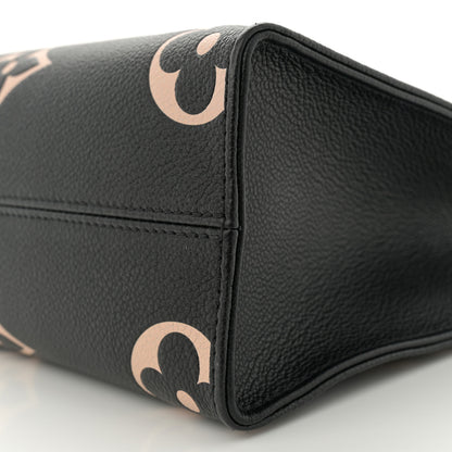 Louis Vuitton Empreinte Monogram Giant Onthego PM Black Beige 9 of 10