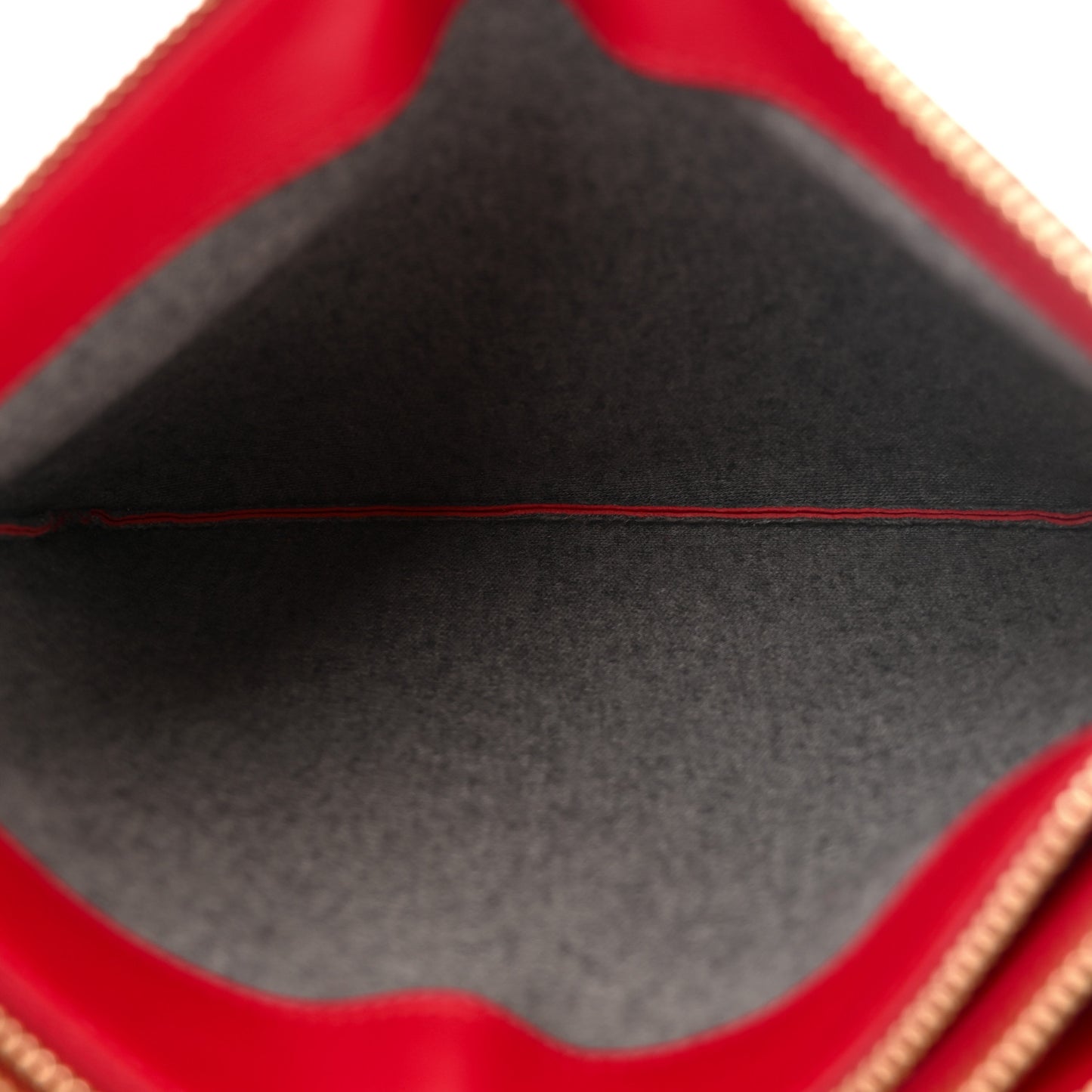 Lambskin Large Trio Crossbody Bag Red