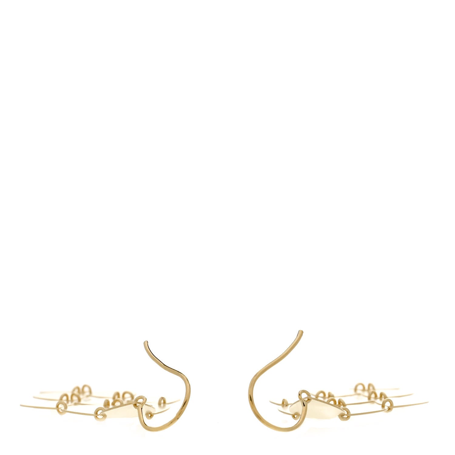 Irene Neuwirth 18K Yellow Gold Teardrop Chandelier Drop Earrings 3 of 4