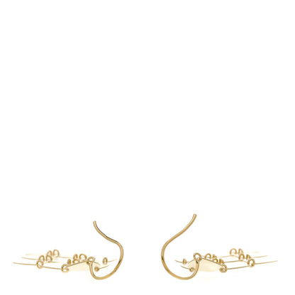 Irene Neuwirth 18K Yellow Gold Teardrop Chandelier Drop Earrings 3 of 4