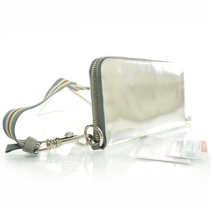 Prada Spazzolato Wallet Silver 3 of 9