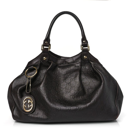 Gucci Guccissima Medium Sukey Tote Brown 1 of 11