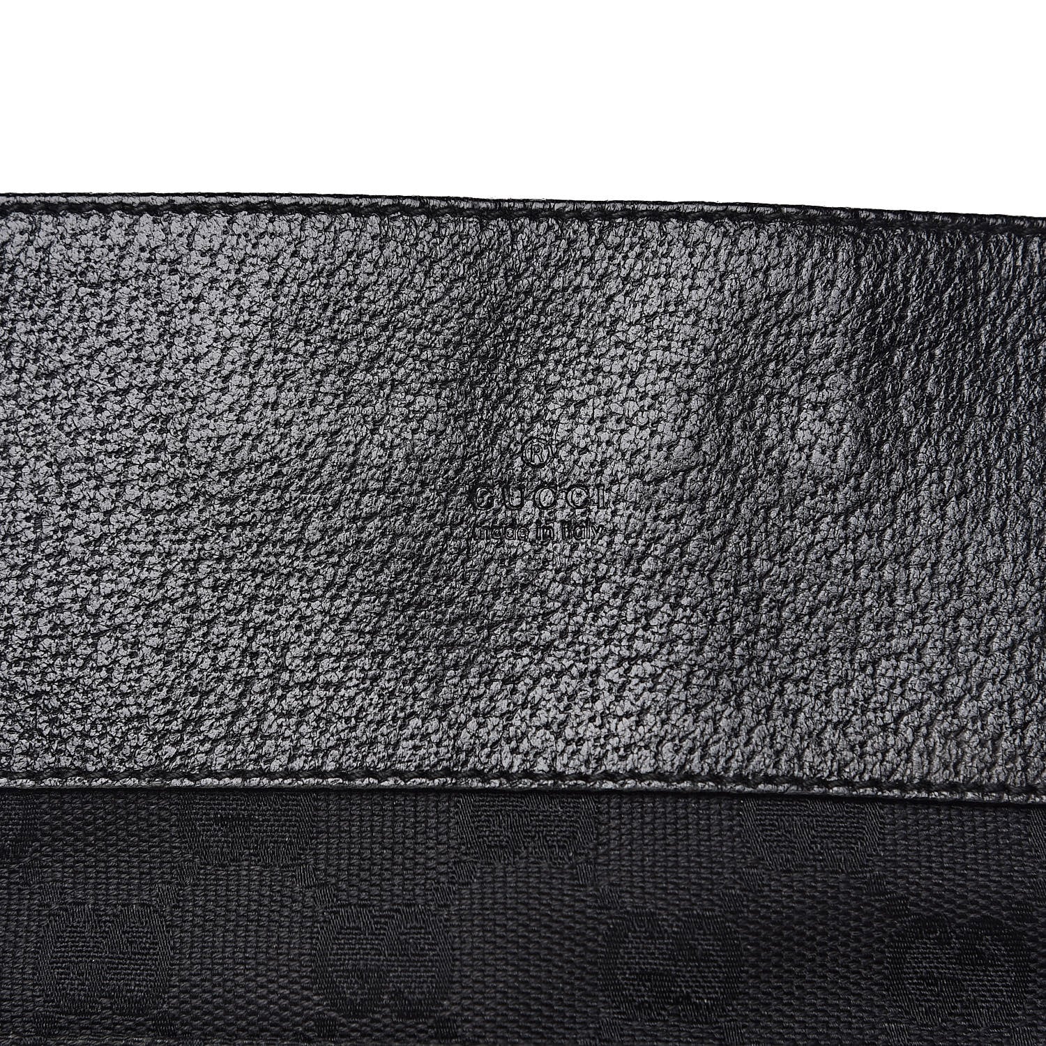 Gucci GG Monogram Messenger Crossbody Bag Black 10 of 12
