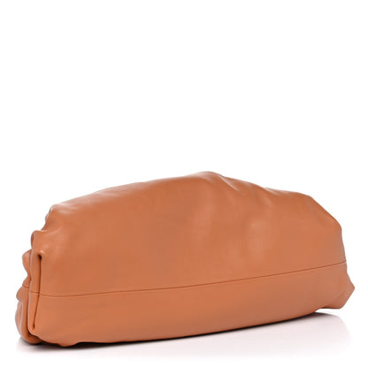 Bottega Veneta Smooth Butter Calf The Pouch Oversized Clutch Clay 4 of 10