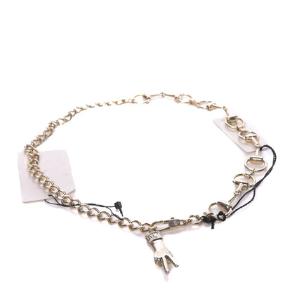 Gucci Brass Horsebit Chain Belt Gold 1 of 4
