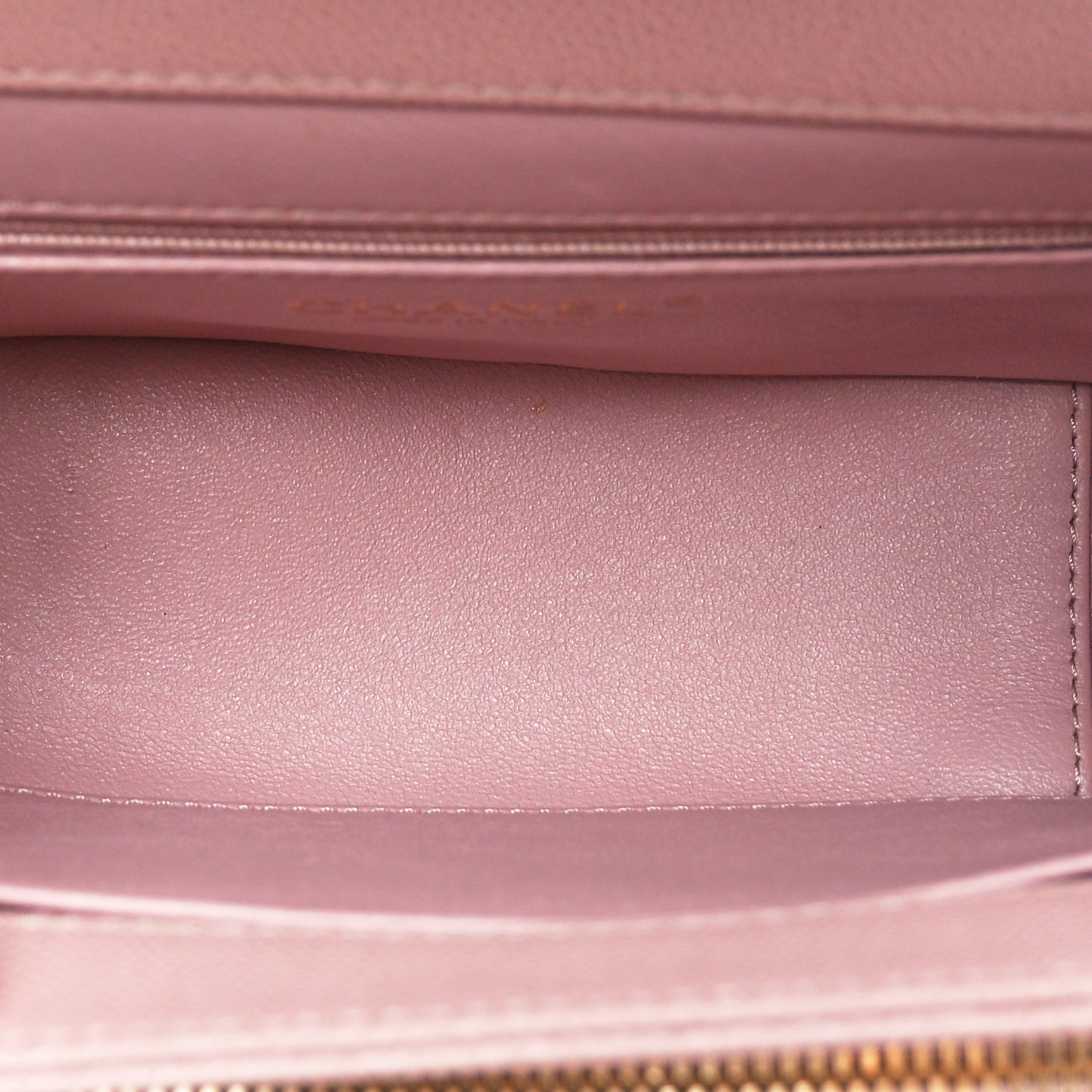 Caviar Quilted Small Business Affinity Flap Light Pink