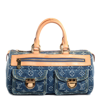Louis Vuitton Monogram Denim Neo Speedy Blue 1 of 7