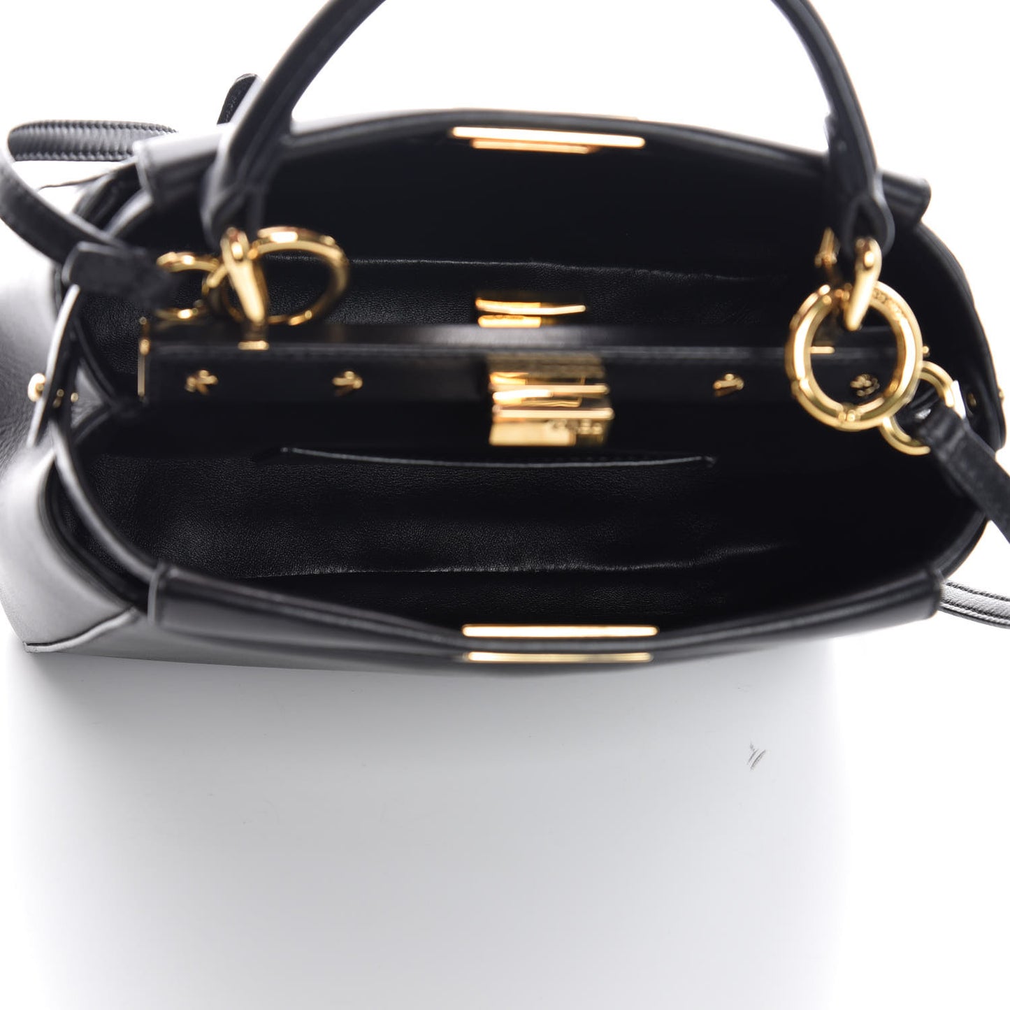Nappa Mini Peekaboo Iconic Satchel Black