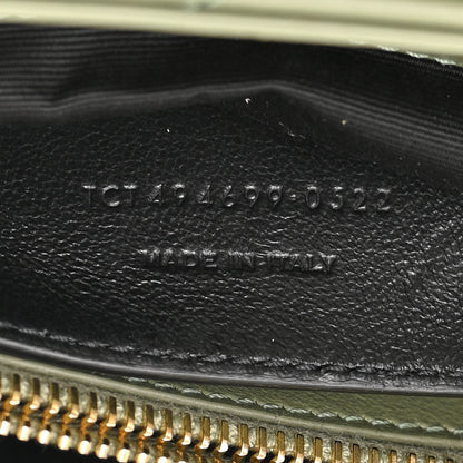 Saint Laurent Calfskin Y Quilted Monogram Small Loulou Chain Satchel Light Sage 7 of 13