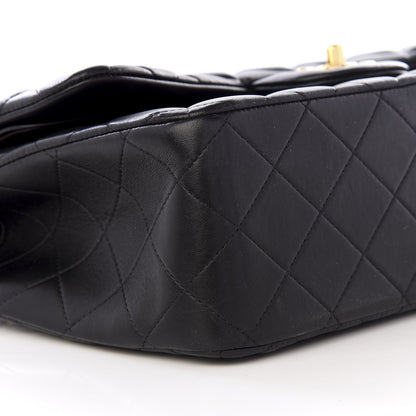 Chanel Lambskin Quilted Jumbo Double Flap Black 5 of 8