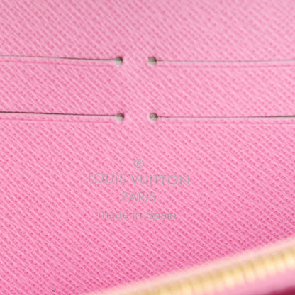 Louis Vuitton Monogram Multicolor Zippy Wallet White Litchi 6 of 7