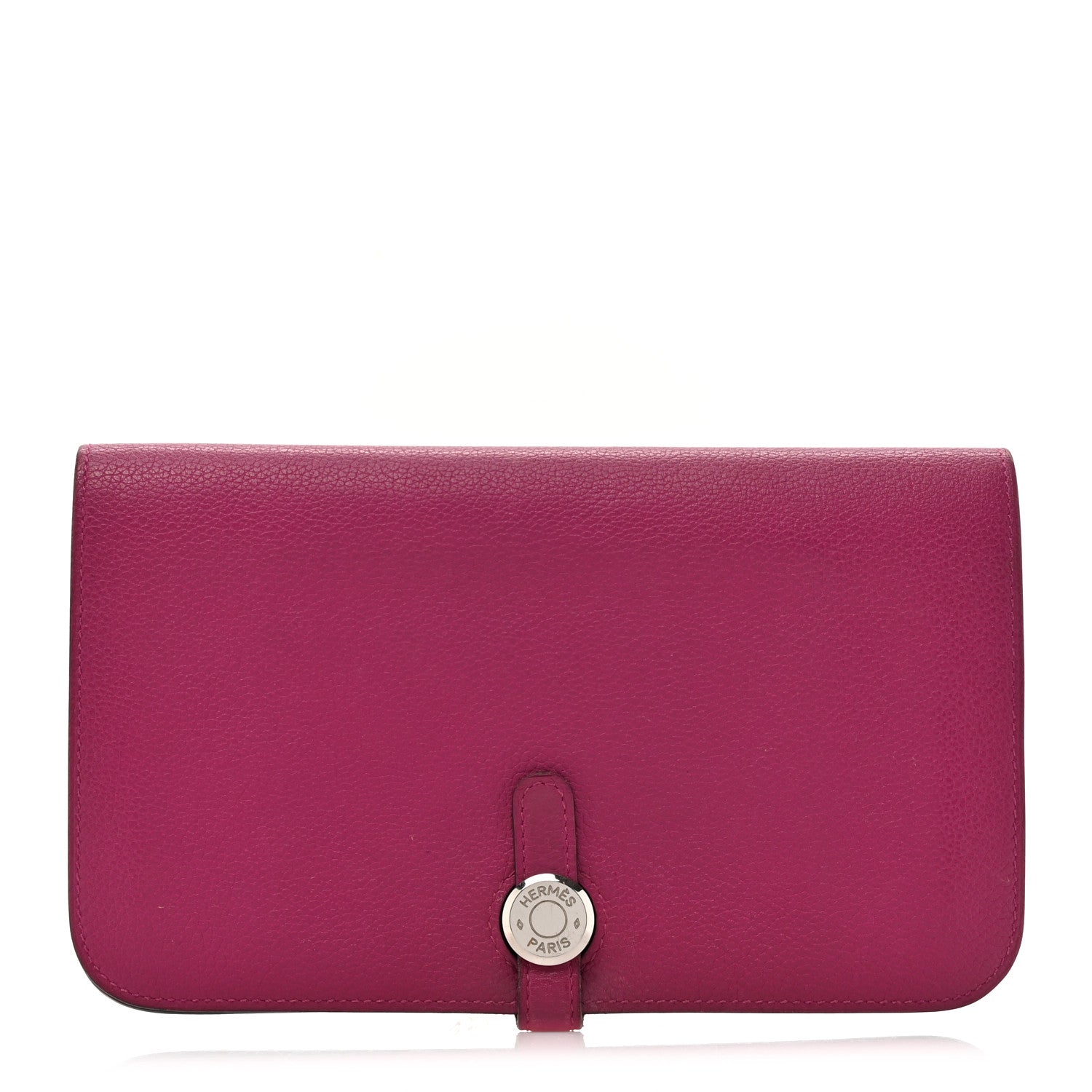 Hermes Evercolor Dogon Duo Wallet Rose Pourpre 1 of 16