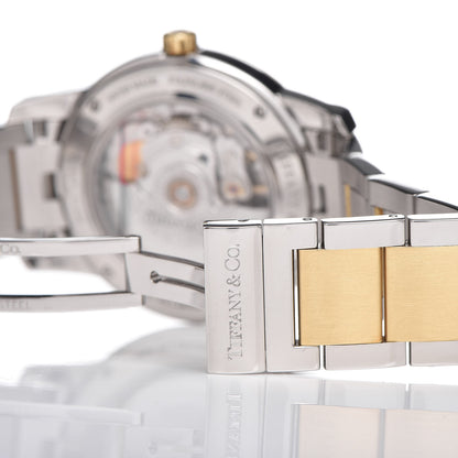 Tiffany Stainless Steel 18K Yellow Gold 37mm Atlas 3-Hand Automatic Watch 6 of 7