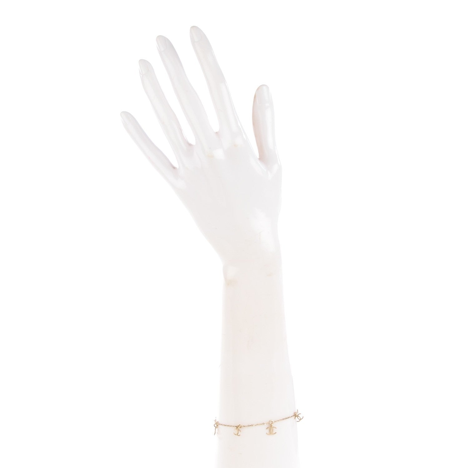 Chanel CC Charm Bracelet Gold 3 of 10
