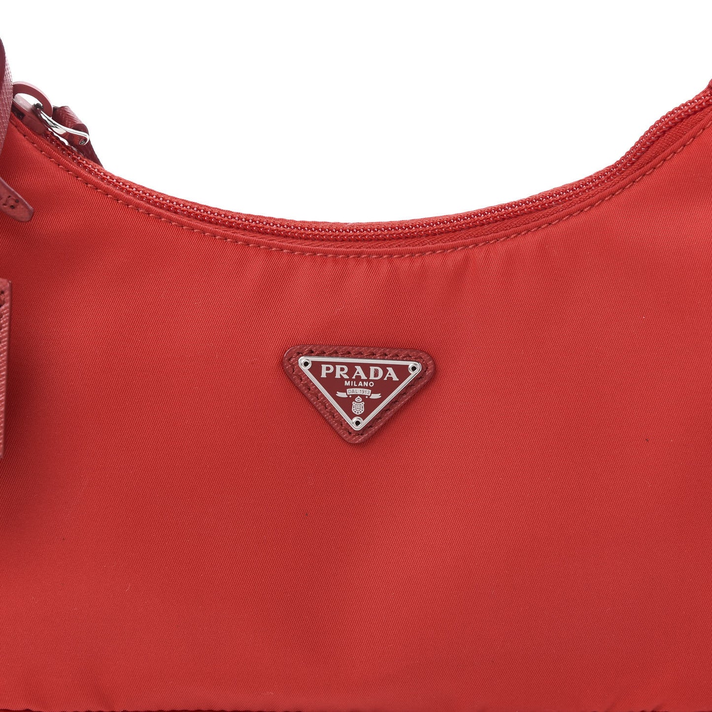Tessuto Nylon Mini Re-Edition 2000 Bag Rosso