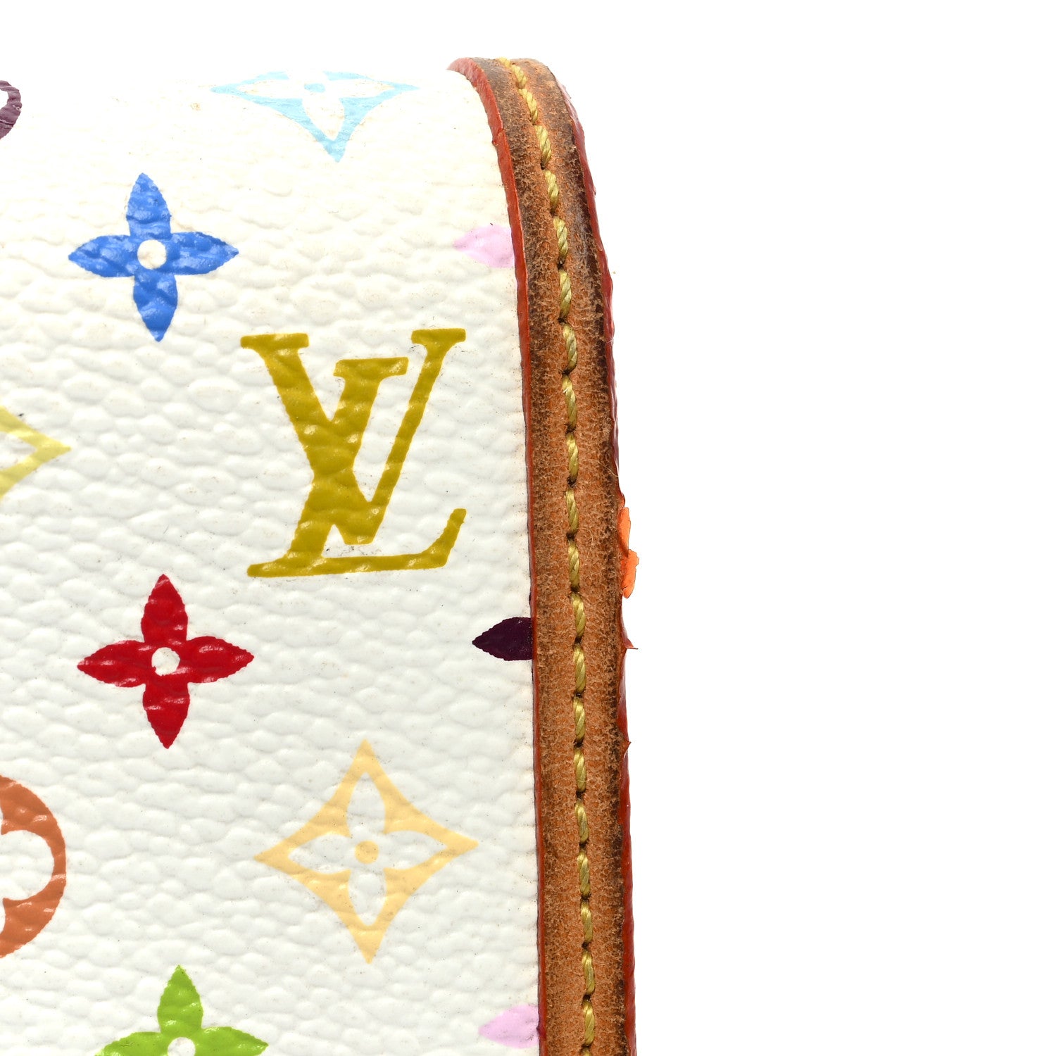 Louis Vuitton LOUIS VUITTON Monogram Multicolor Sarah Noeud Wallet White Litchi 13 of 15