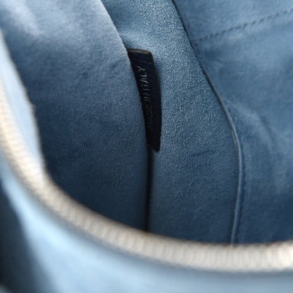Prada Glace Calf Etiquette Tote Astrale Inchiostro 7 of 15
