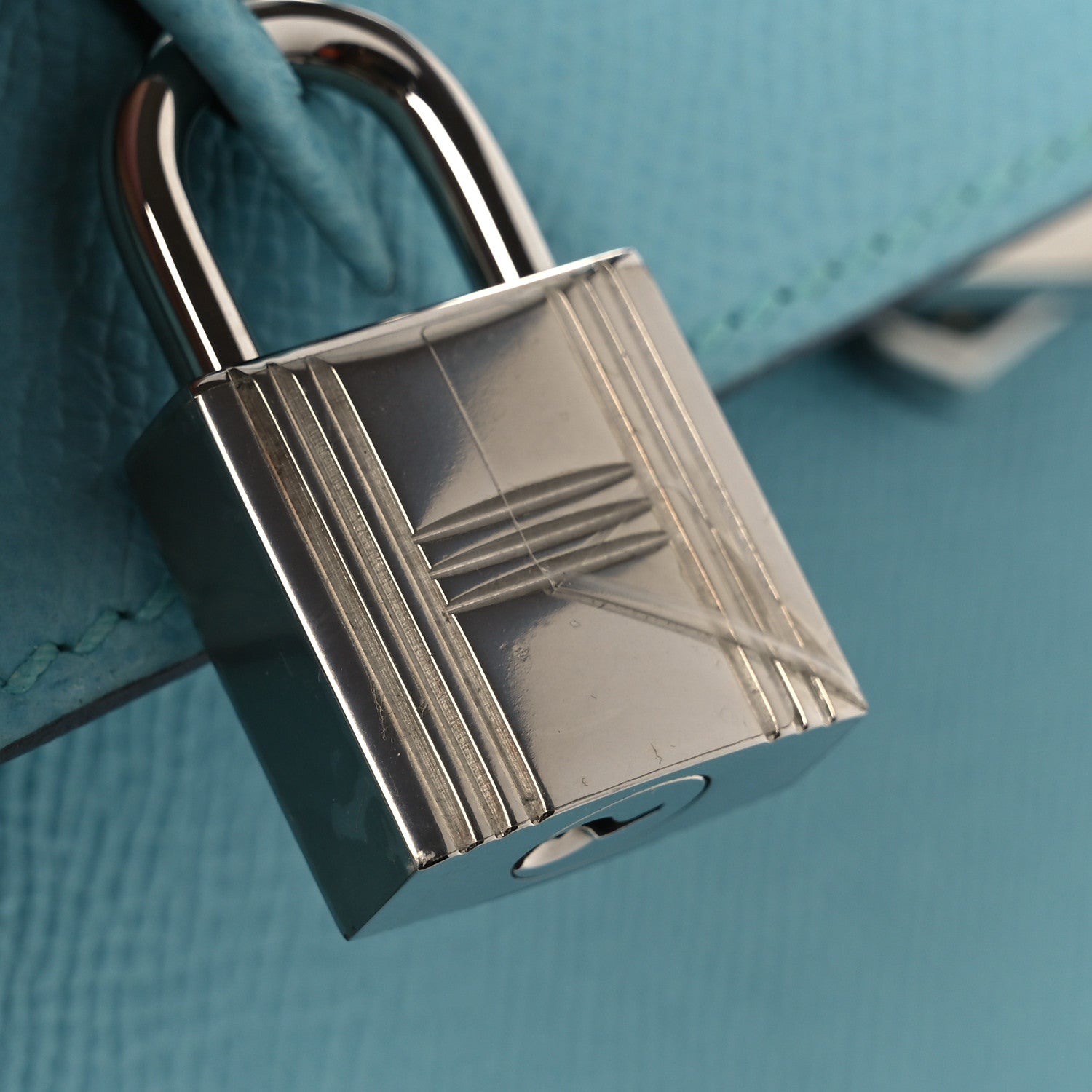 Hermes Epsom Kelly Sellier 28 Bleu Atoll 12 of 13