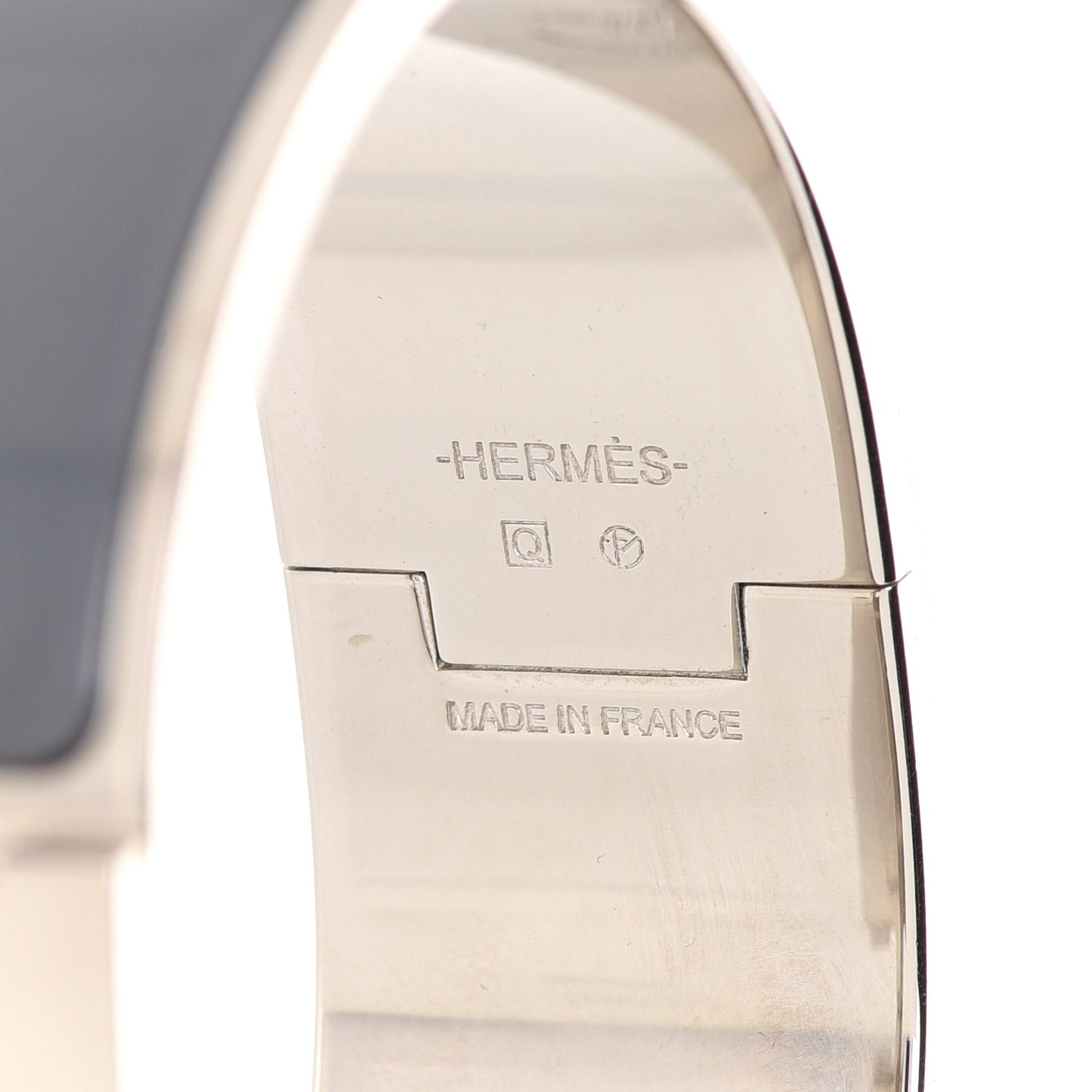 Enamel Wide Clic Clac H Bracelet PM Ardoise
