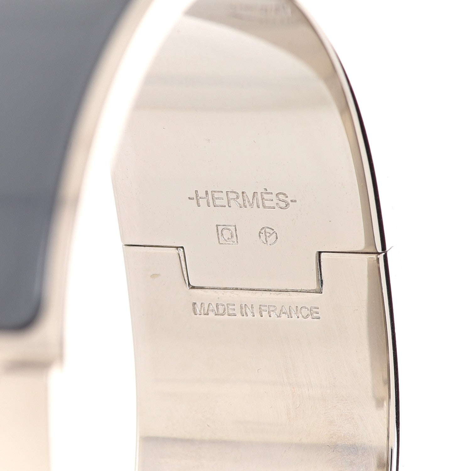 Hermes Enamel Wide Clic Clac H Bracelet PM Ardoise 5 of 5