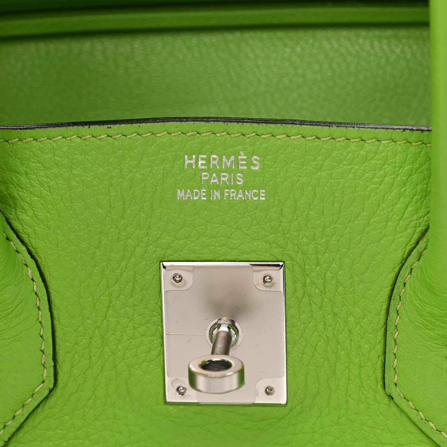 Hermes Togo Birkin 35 Vert Cru 6 of 11