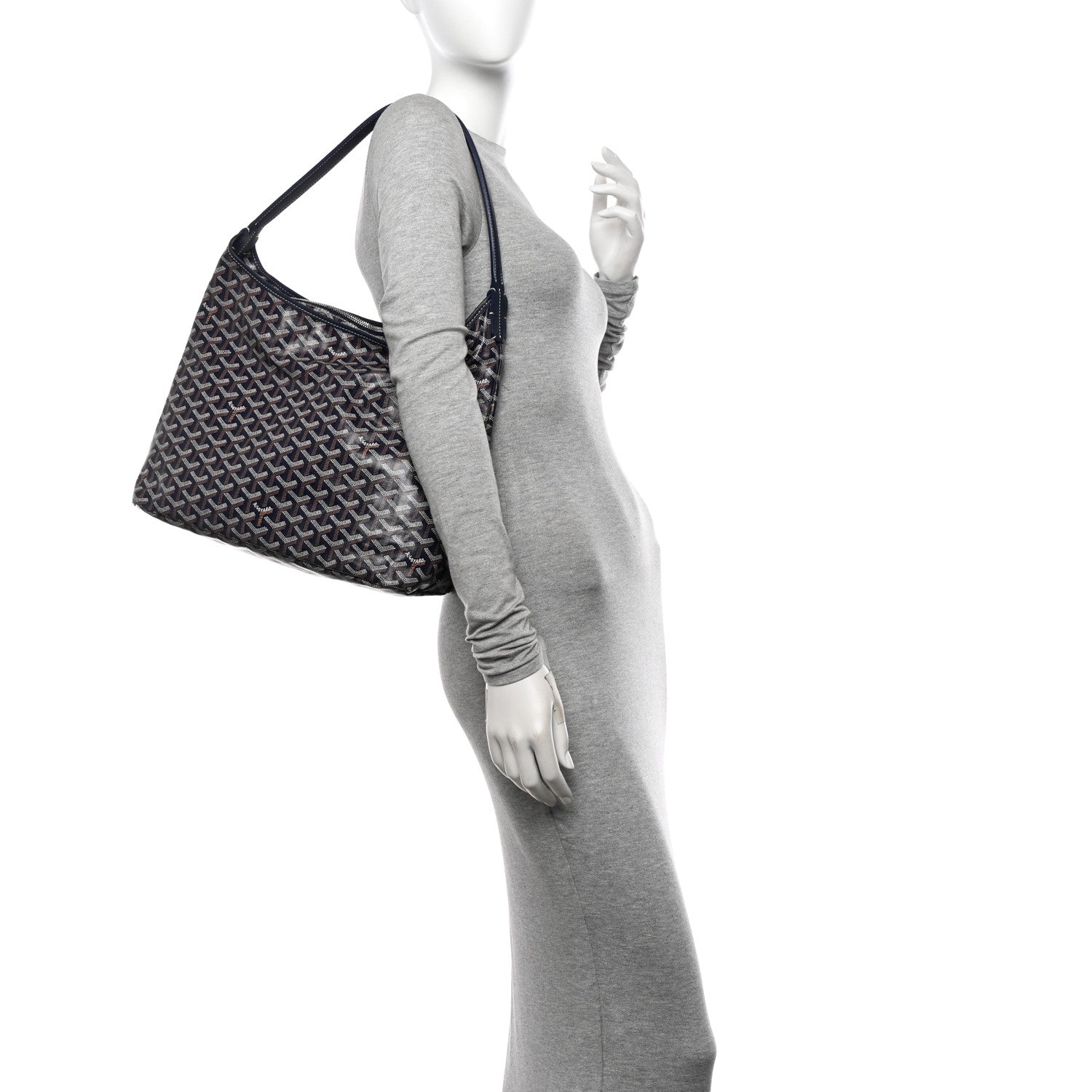 Goyard Goyardine Boheme Hobo Navy Blue 2 of 11