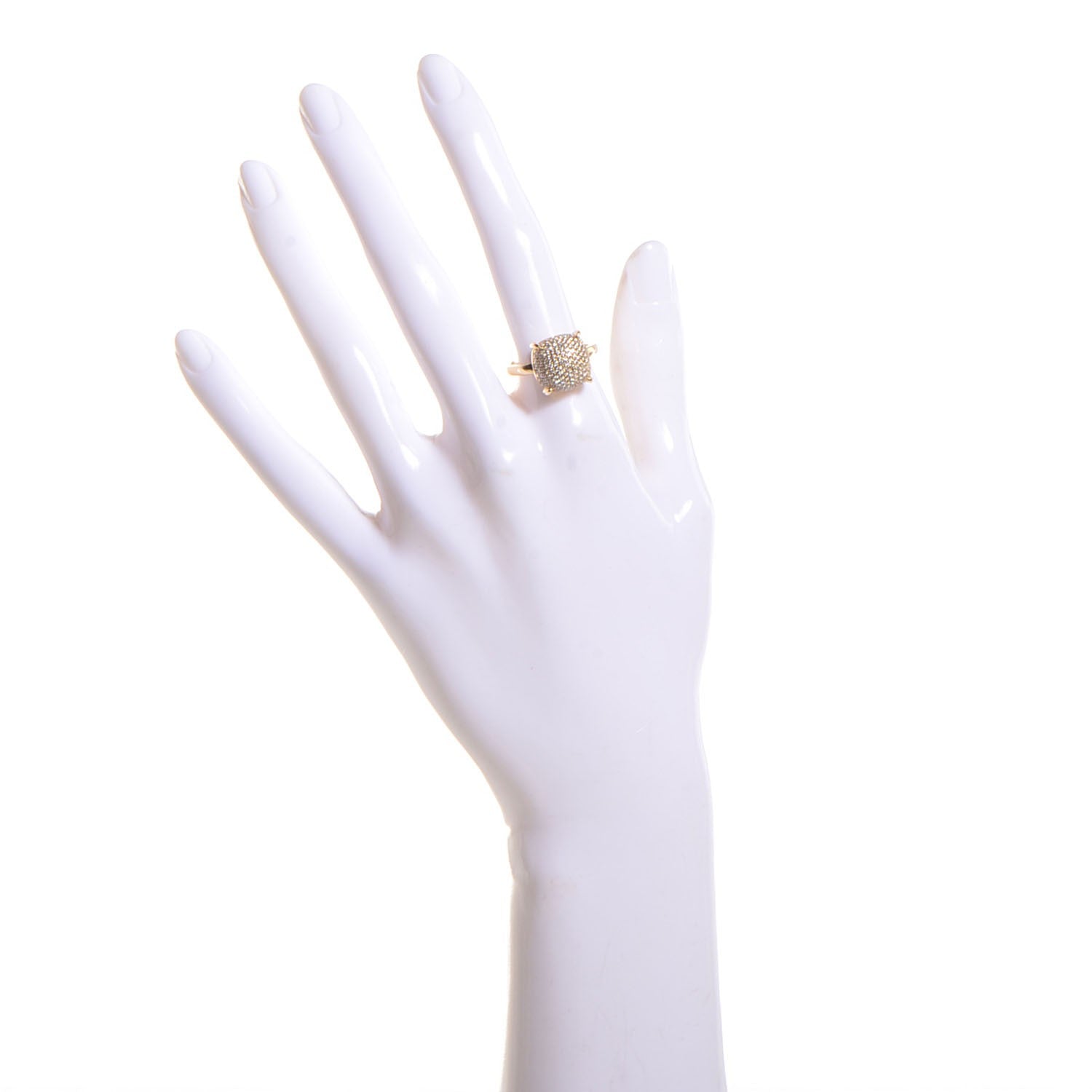Tiffany 18K Yellow Gold Diamond 12mm Paloma Picasso Sugar Stacks Ring 7 2 of 6