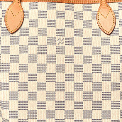 Louis Vuitton Damier Azur Neo Neverfull MM Rose Ballerine 7 of 10