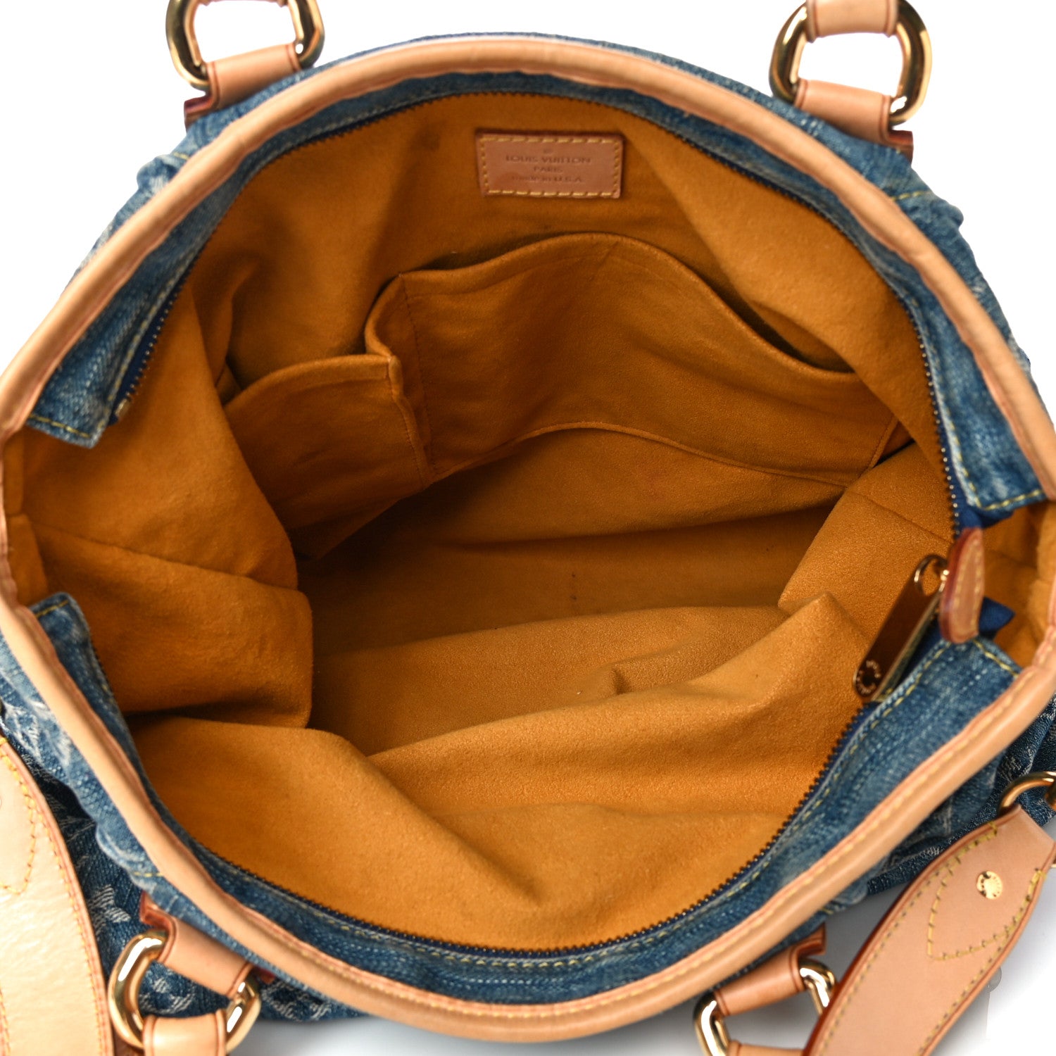 Louis Vuitton Denim Neo Cabby GM Blue 8 of 8