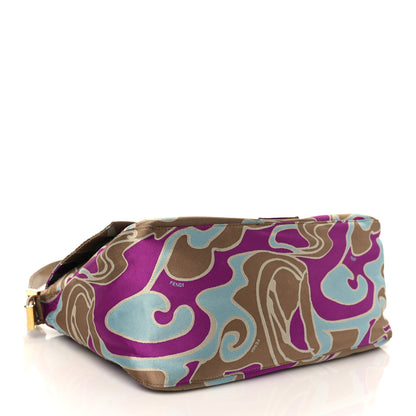 Fendi Canvas Printed Mama Baguette Multicolor 3 of 7