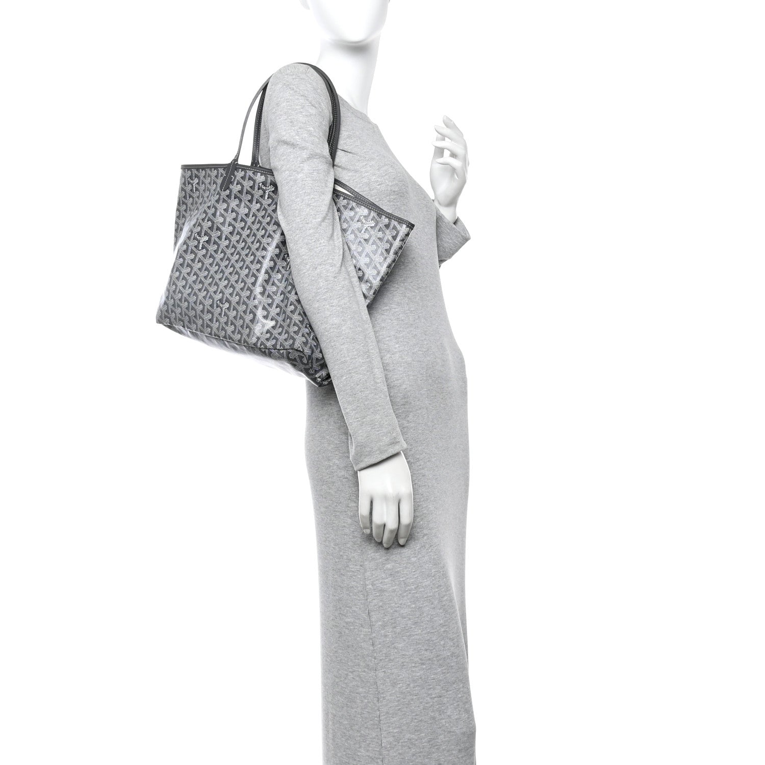Goyard Goyardine Saint Louis PM Grey 2 of 13