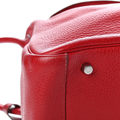 Hermes Taurillon Clemence Lindy 30 Rouge Vif 7 of 10