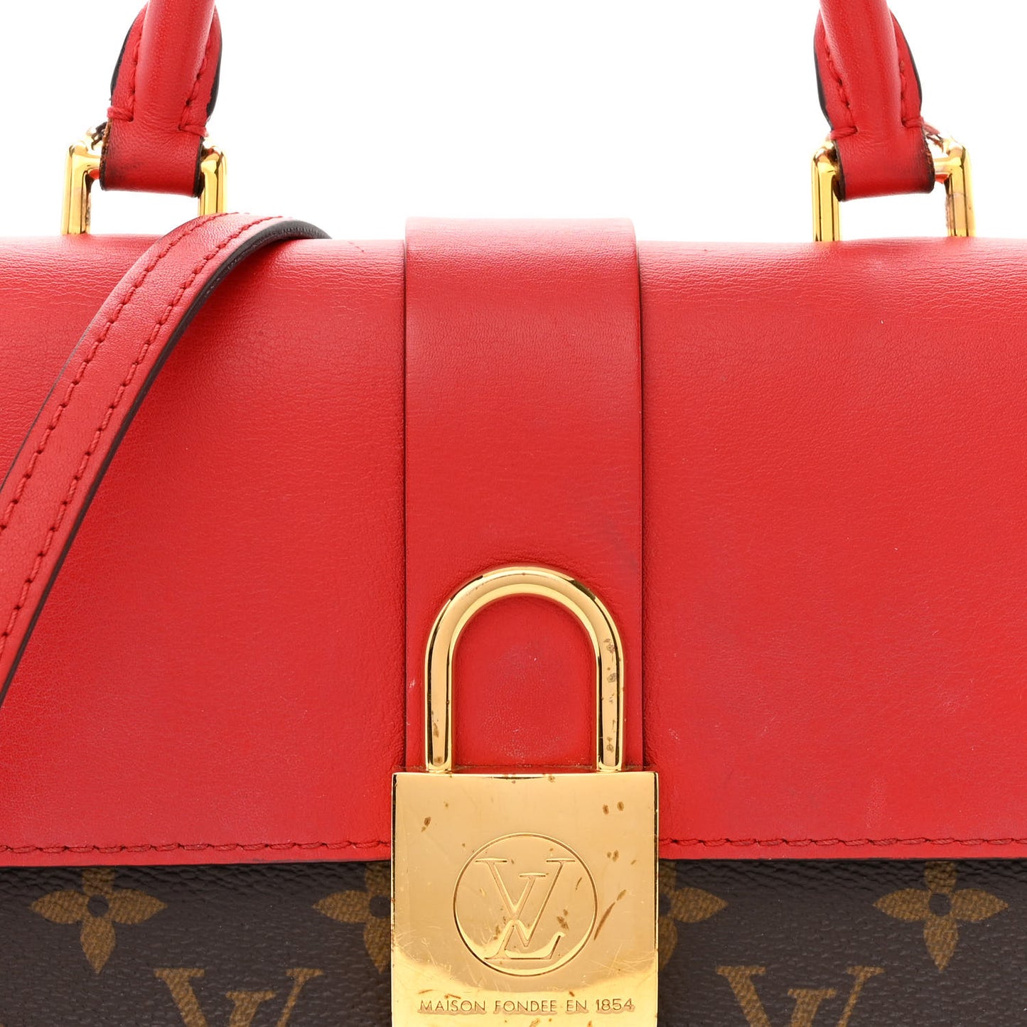Monogram Locky BB Coquelicot