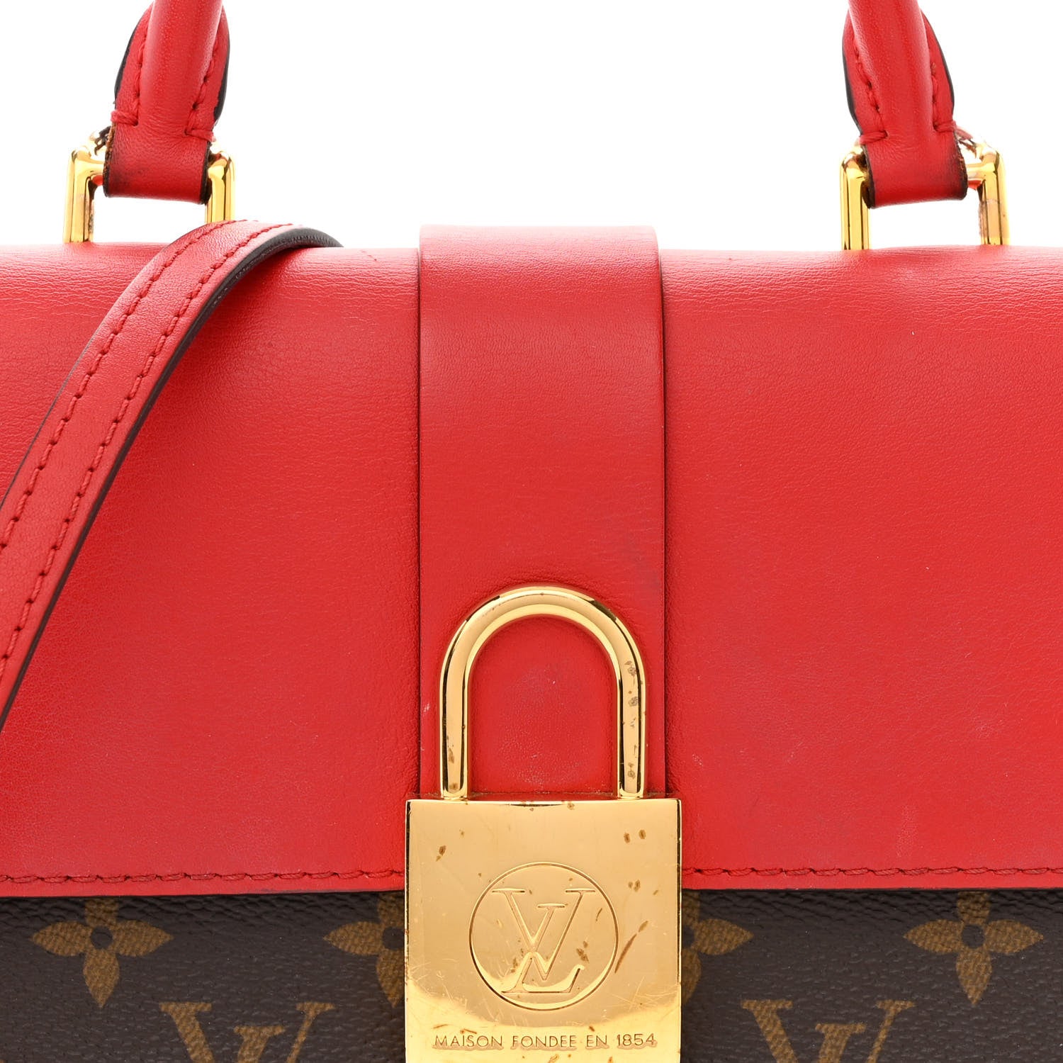 Louis Vuitton Monogram Locky BB Coquelicot 8 of 18