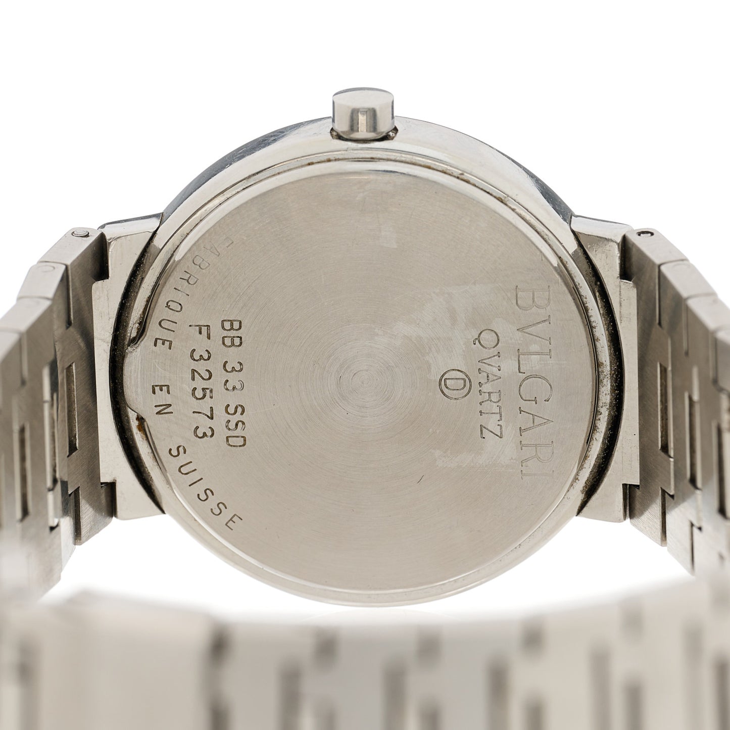 Stainless Steel 33mm Quartz Watch Black